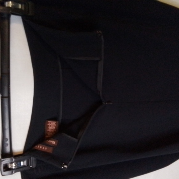 Bandolino Stretch Dark Blue midi skirt - Picture 4 of 12